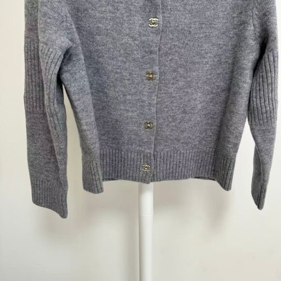 Chanel gray Cardigan Size 38 - Picture 5 of 10